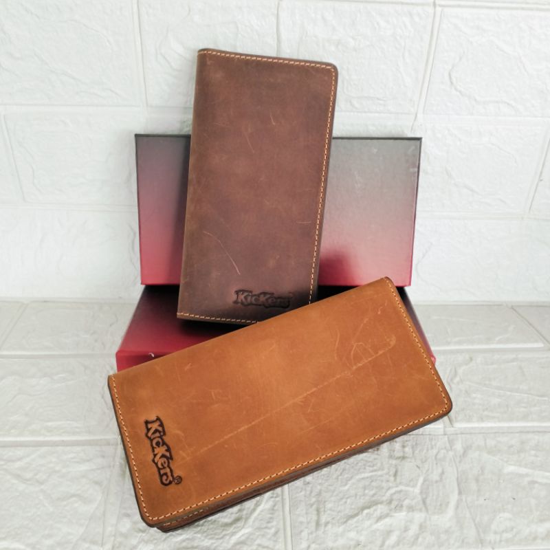 Dompet pria asli kulit sapi model panjang jenis ch