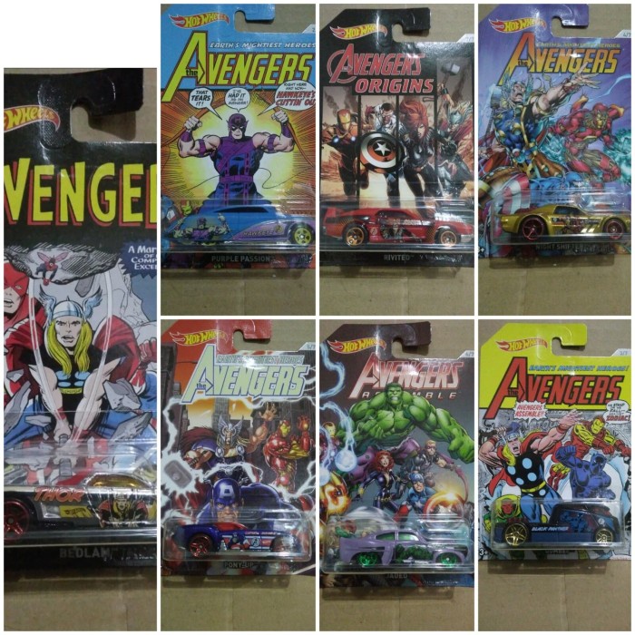 ✅COD Hot Wheels Avengers Infinity War Full Set Limited