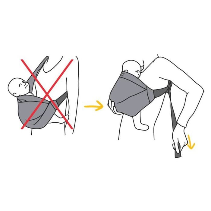 [BABY'S NEEDS] Mini Monkey Mini Sling Mesh - Gendongan Bayi