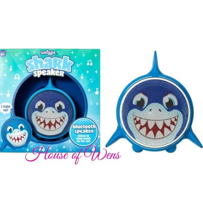 SMIGGLE SHARK LIGHT UP SPEAKER BLUETOOTH ORIGINAL