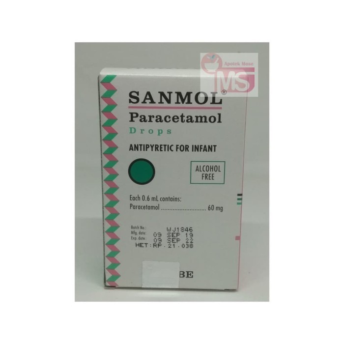 SANMOL DROPS 15 ML