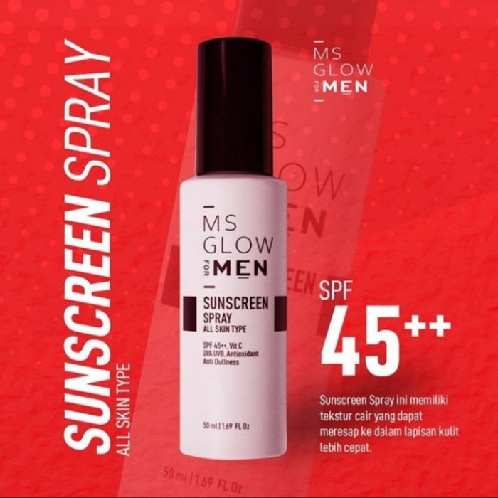 Msglow For Men Sunscreen Spray