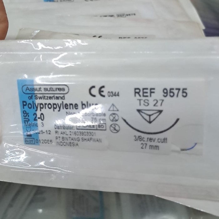 polypropylene blue 2/0 per pcs