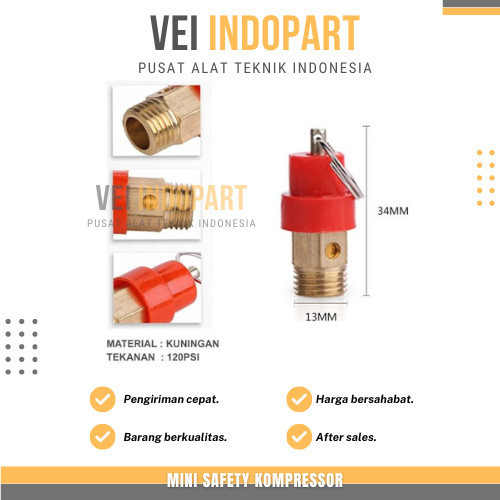 1/4" MINI SAFETY KOMPRESSOR 1/4