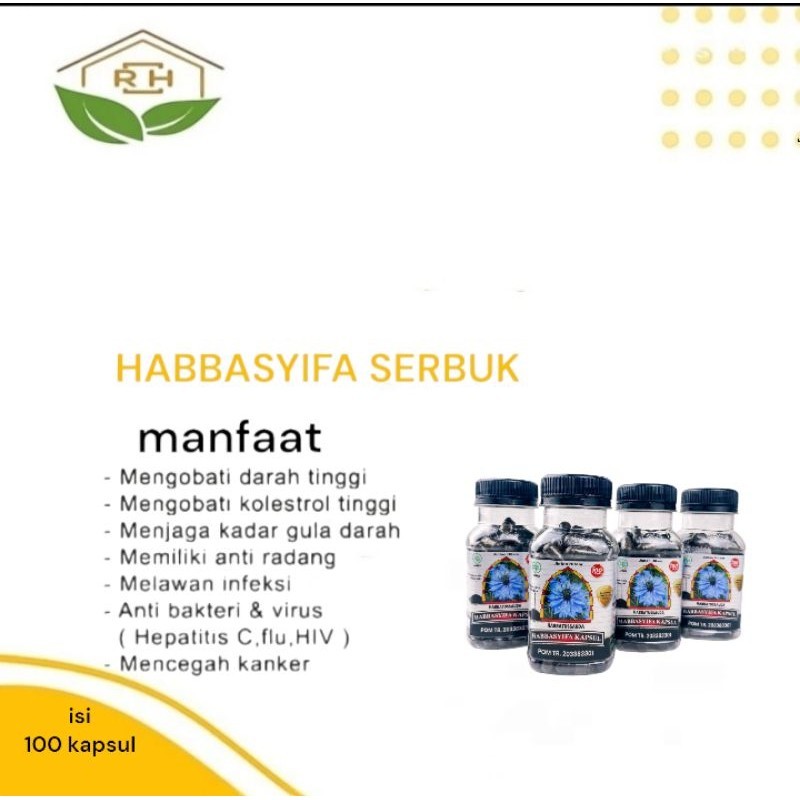 Habbasyifa serbuk 100 kapsul