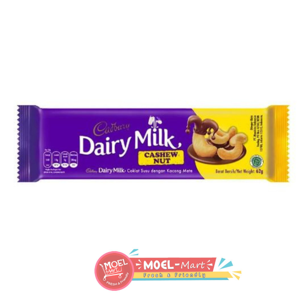 CADBURY CASHEW NUT 62GR