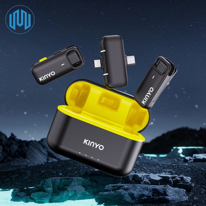 Kinyo M36 Wireless Lavaller Microphone Noise Reduction iPhone Android