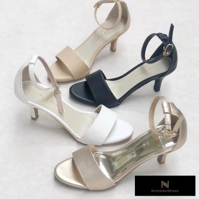 Nicholas Edison Heel Riesa White