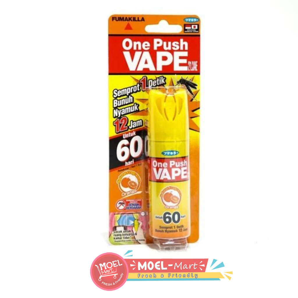 VAPE ONE PUSH ORANGE 60 HARI 16ML