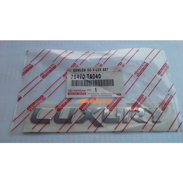 Emblem LUXURY chrome original