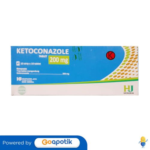 KETOCONAZOLE HEXPHARM 200 MG BOX 100 TABLET