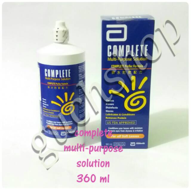 Cairan Softlens ,Solution Softlens Complete 360 Ml