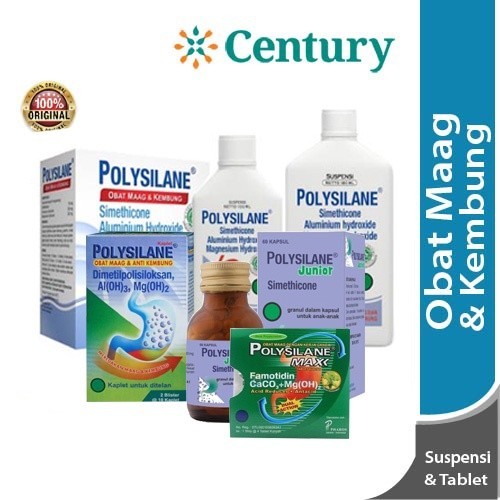 Polysilane Tablet & Suspensi