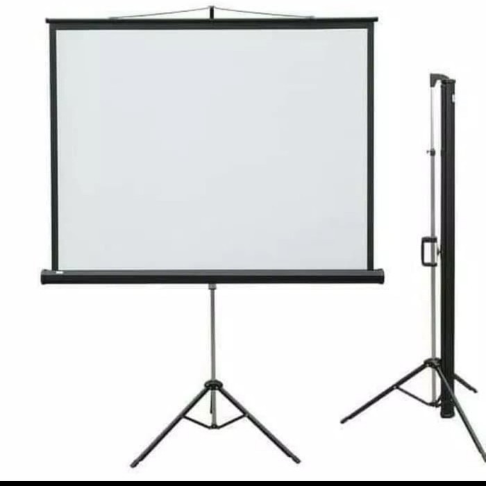 Screen/Layar Projector Tripod 120 Inch 250Cmx180Cm