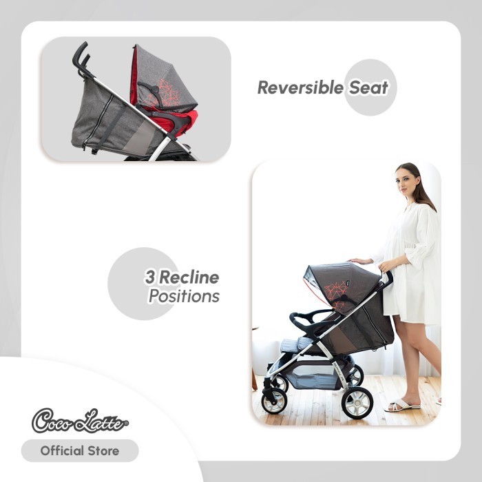Cocolatte Stroller Bayi Cl 909 Spin Reversible