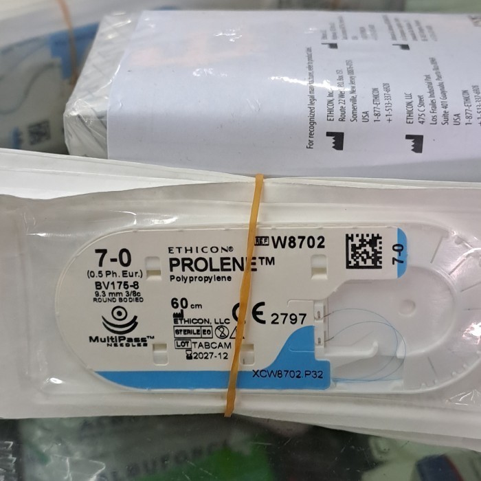 Prolen 7/0 round bodied per pcs
