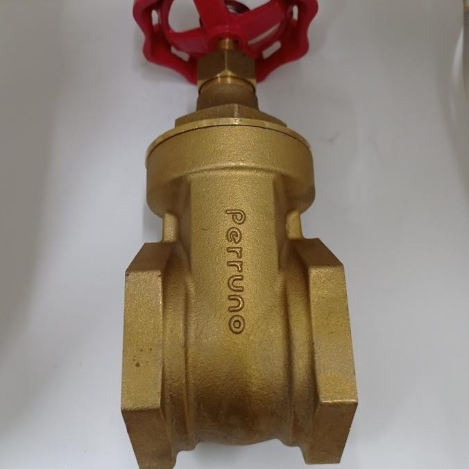 Gate Valve Brass Perruno 1.5 Inch
