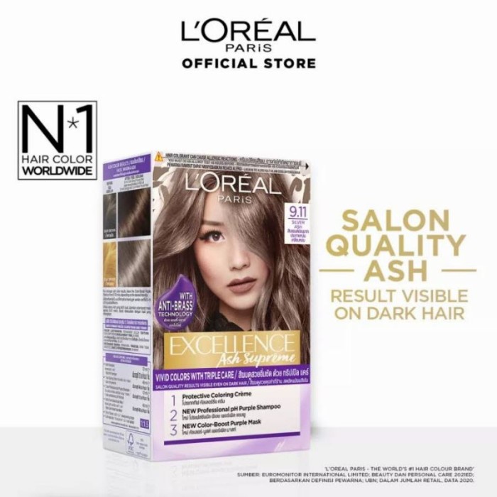 L'oreal ence 9.11 Silver Ash