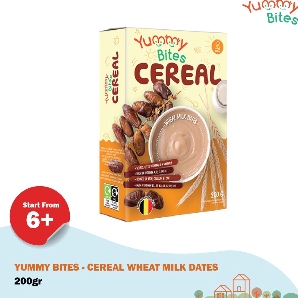 TERPERCAYA Yummy Bites Cereal Wheat Milk Dates