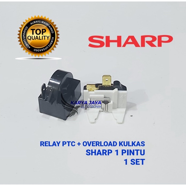 ☊NOC Relay Ptc Overload Kulkas Sharp 1 pintu ✢ ✼ _