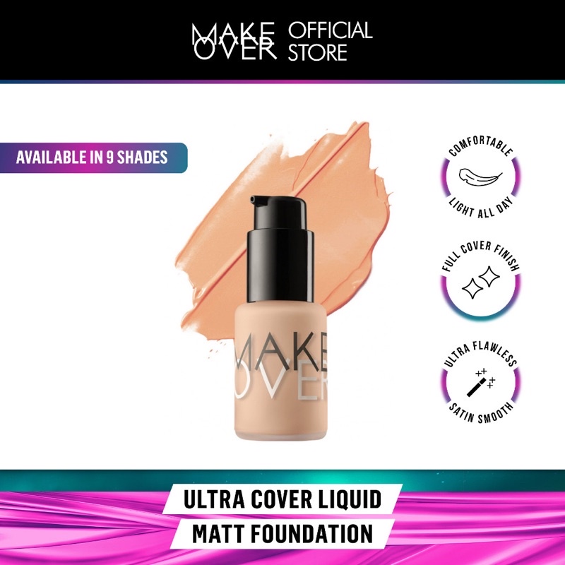 MAKE OVER ULTRA COVER LIQUID MATTE FOUNDATION