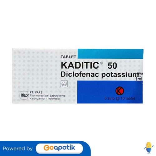 KADITIC 50 MG BOX 50 TABLET