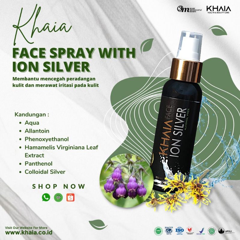 Khaia Ion Silver Face Spray
