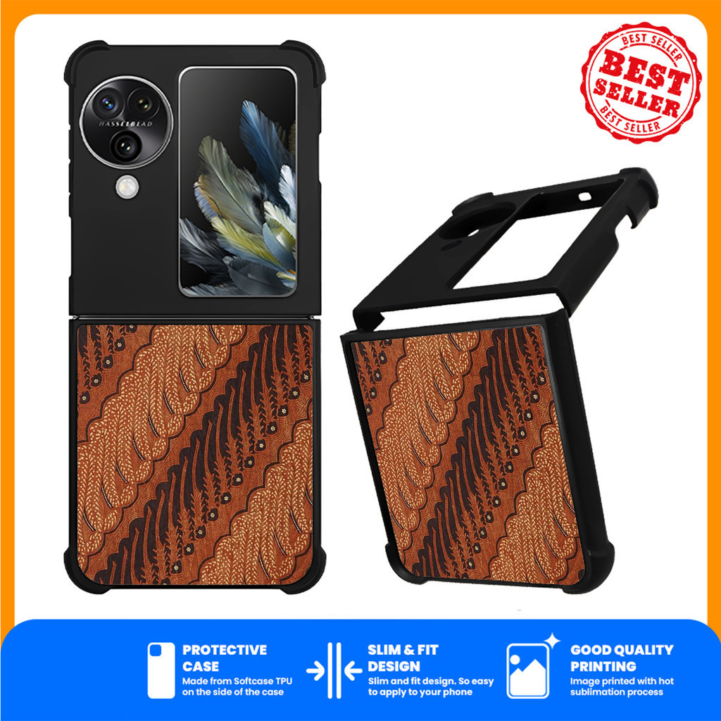Case Casing Oppo N3 Flip Batik YD1415