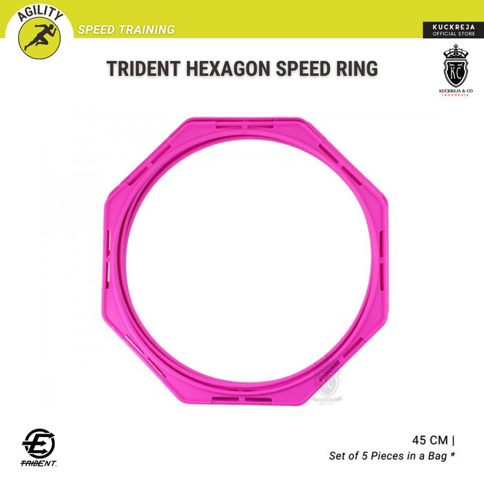 Trident Hexagon Speed Ring - 45cm