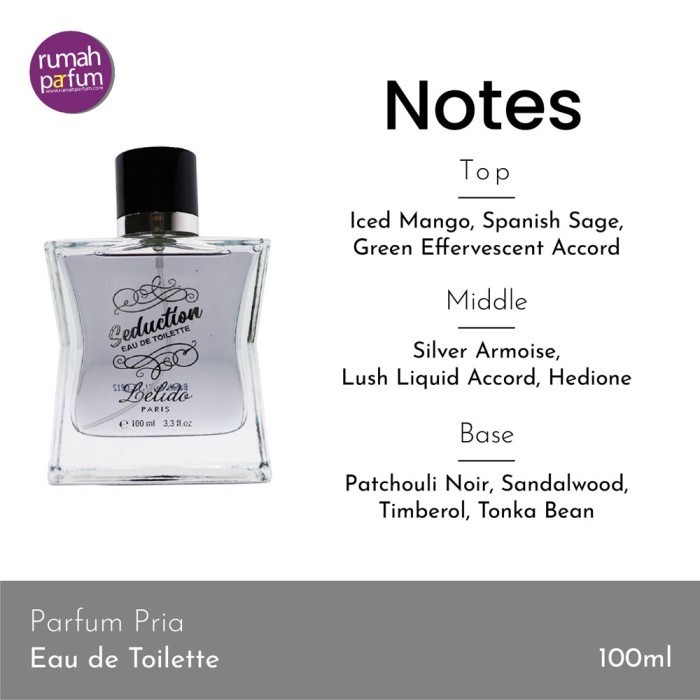 Parfum Lelido Seduction Man 100 Ml