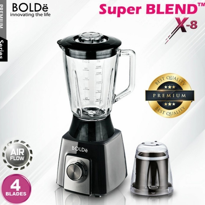 Bolde Super Blend Blender Kaca 1.5 Liter - X8