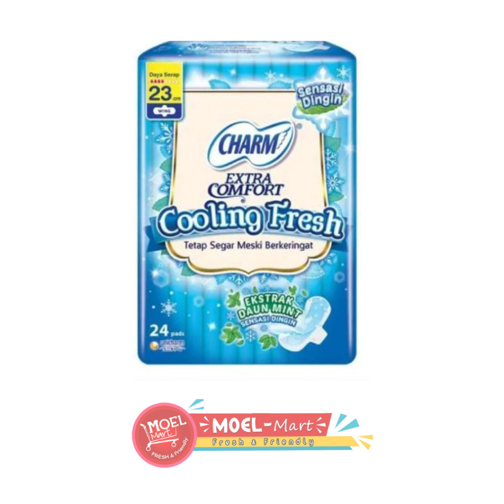 CHARM COOLING FRESH WING 24 Pads