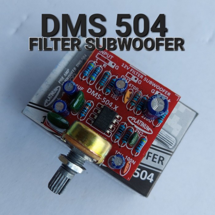 kit pcb preamp subwofer dms 504 platinum