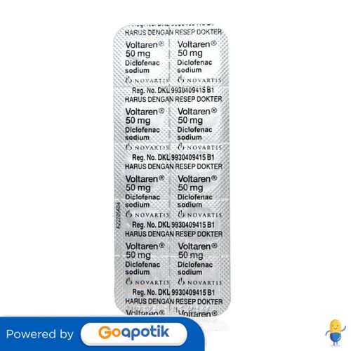VOLTAREN 50 MG STRIP 10 TABLET
