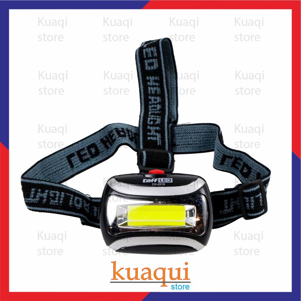 Headlamp 3 Modes COB CH-2016 Flashlight Waterproof LED TaffLED