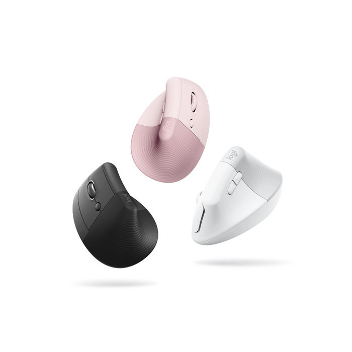 Logitech Lift Mouse Ergonomic Vertical Wireless Bluetooth Silent