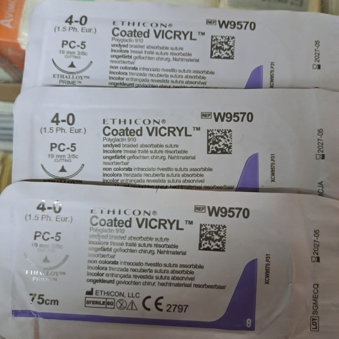 Vikryl 4/0 cutting w9437 per pcs