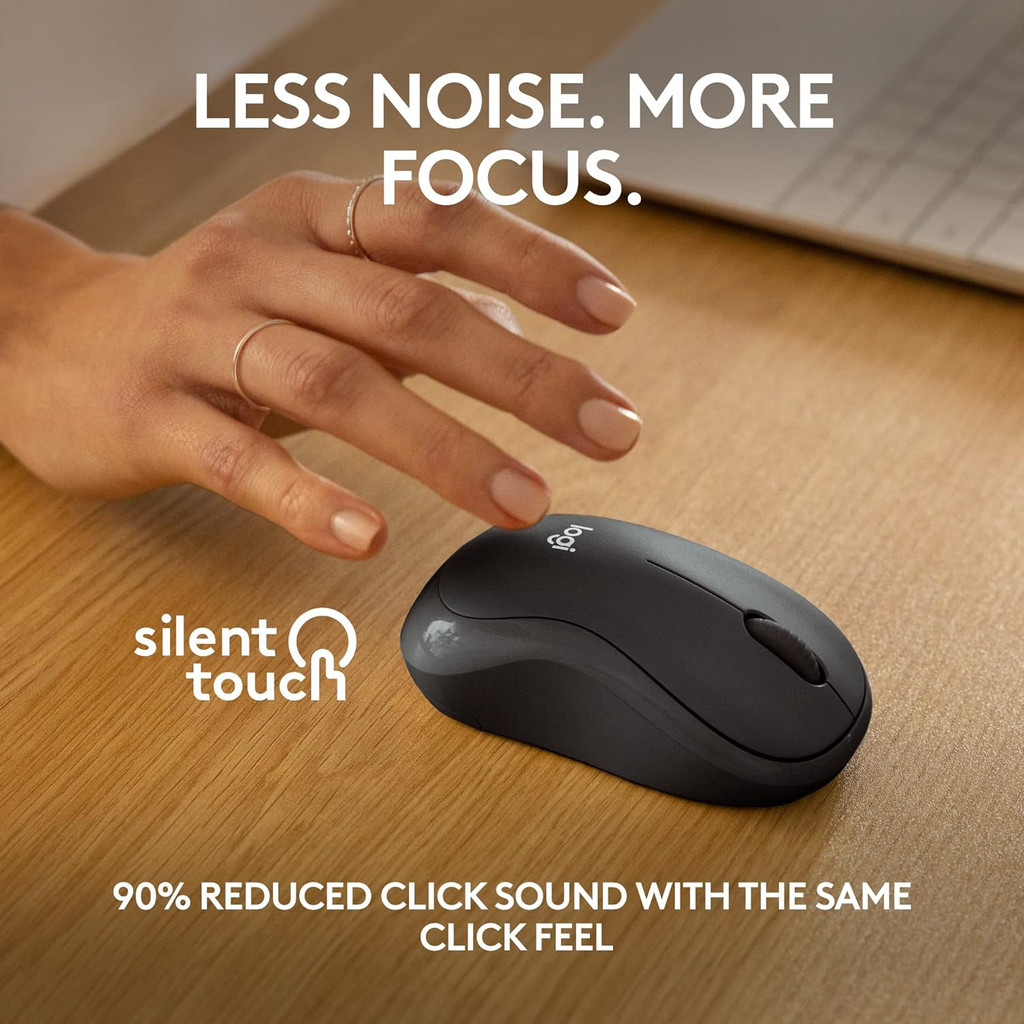Mouse Bluetooth Silent Click Ergonomic Design - M240