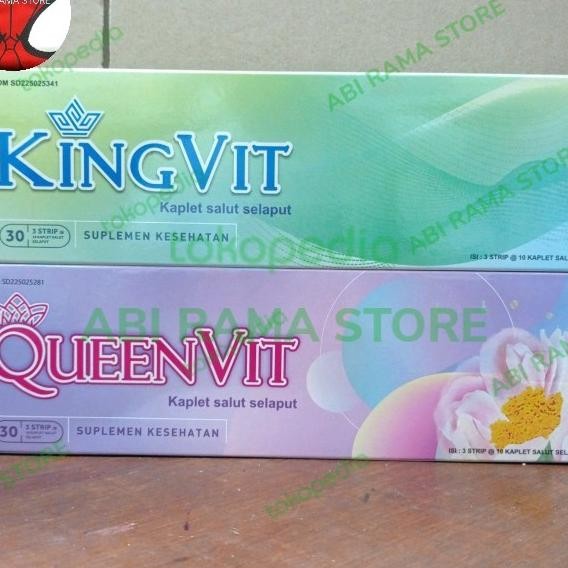 Kingvit Dan Queenvit Suplemen Untuk Prol [1 Box 30 Tablet]