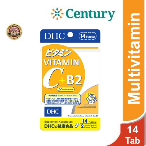 DHC Vitamin C + B2 14 Kapsul / Suplemen Kesehatan