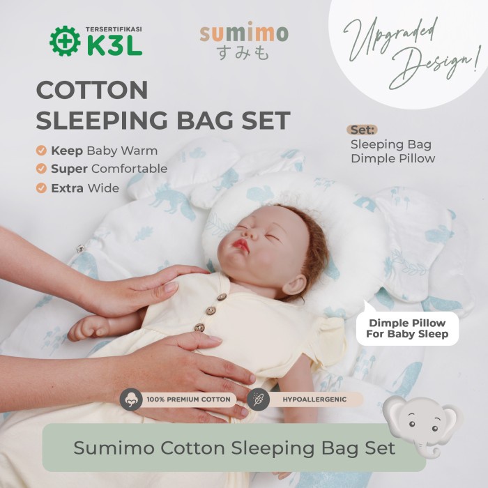 Terlaris Sumimo Cotton Sleeping Bag Set