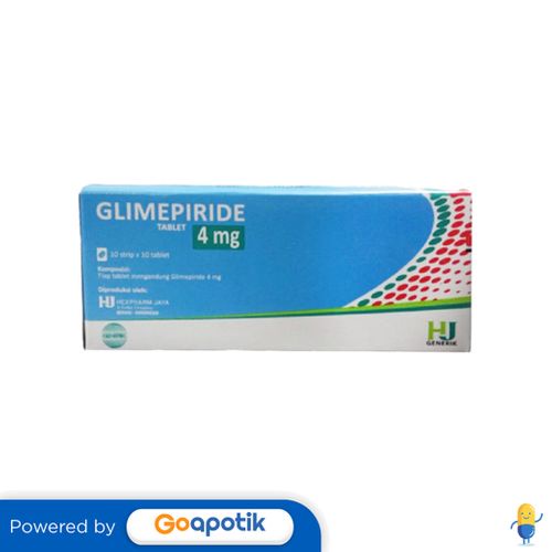 GLIMEPIRIDE HEXPHARM 4 MG BOX 100 TABLET