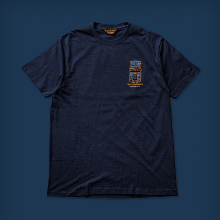 Hards Oldblue Tee - The Three Dungarees