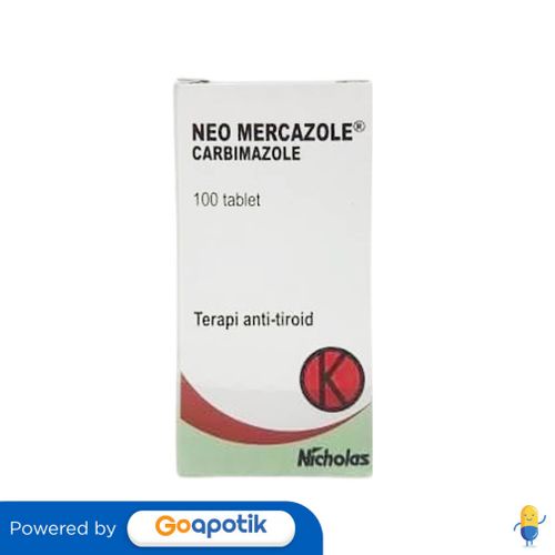 NEO MERCAZOLE 5 MG BOTOL 100 TABLET