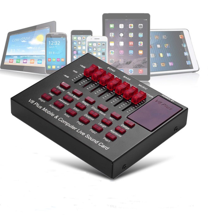 TaffSTUDIO Bluetooth Audio USB External Soundcard Live