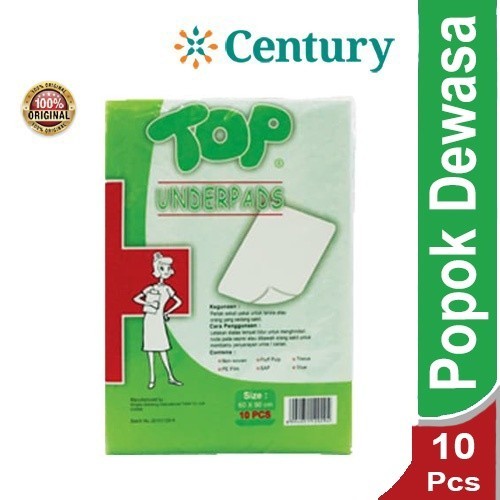 TOP UNDERPADS 10 PCS (60X90CM)