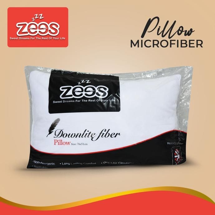 Zees Pillow Microfiber - Bantal Tidur Microfiber