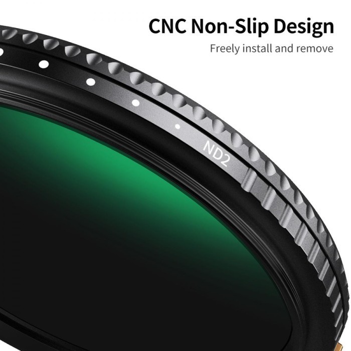 K&F Concept Nano X-Pro Hd Variable Nd2-400 Filter 82Mm
