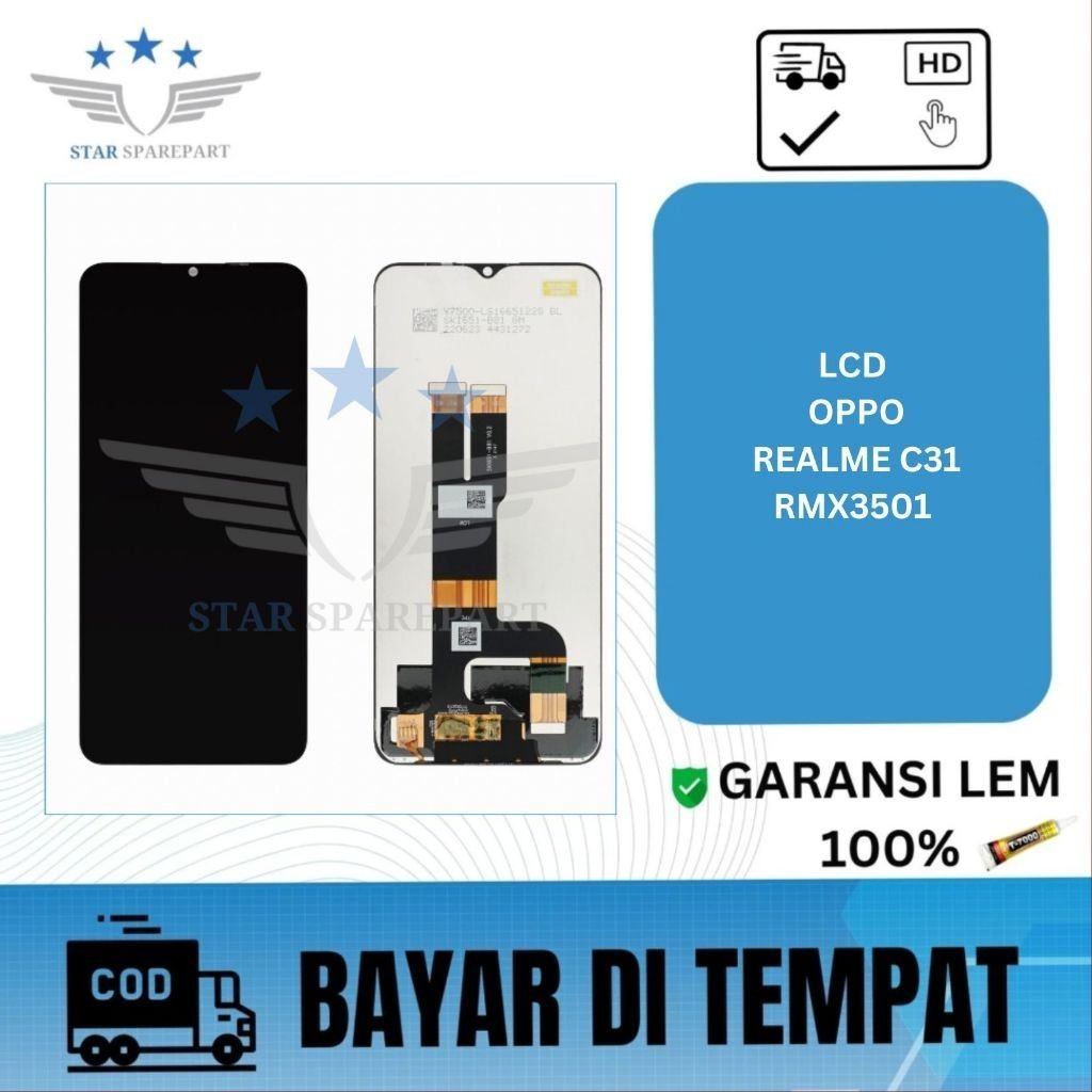 LCD TOUCHSCREEN OPPO REALME C31 / RMX3501