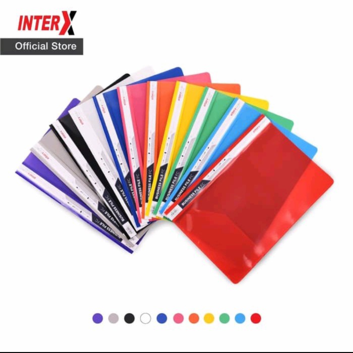 Inter X Business File Folio Kantong (12 Pcs) / Map Folder Inter x